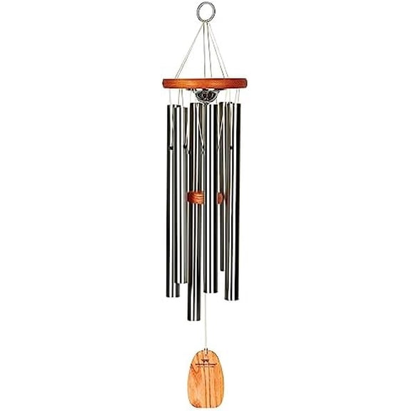 Signature Collection Woodstock Memorial Chime 24'' Amazing Grace Wind Chime Inspirational and Memorial Wind Chimes for Outdoor, Patio, Home or Garden Dcor Sympathy Bereavement (AGMU)$$Garden & Patio