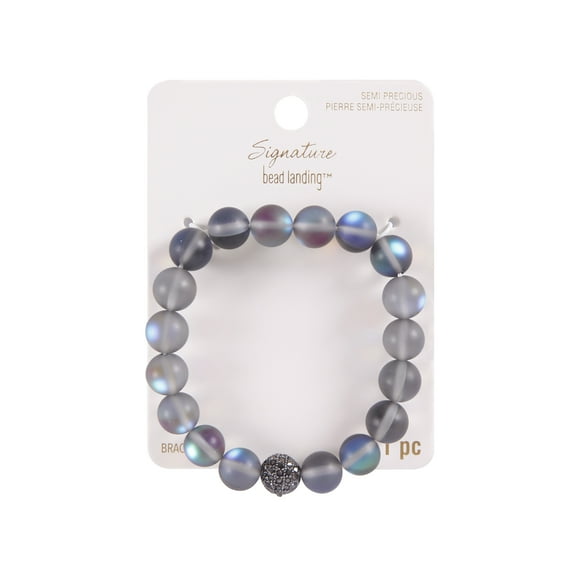 Signature Color Shop Black Moonstone Bracelet By Bead Landing 7"