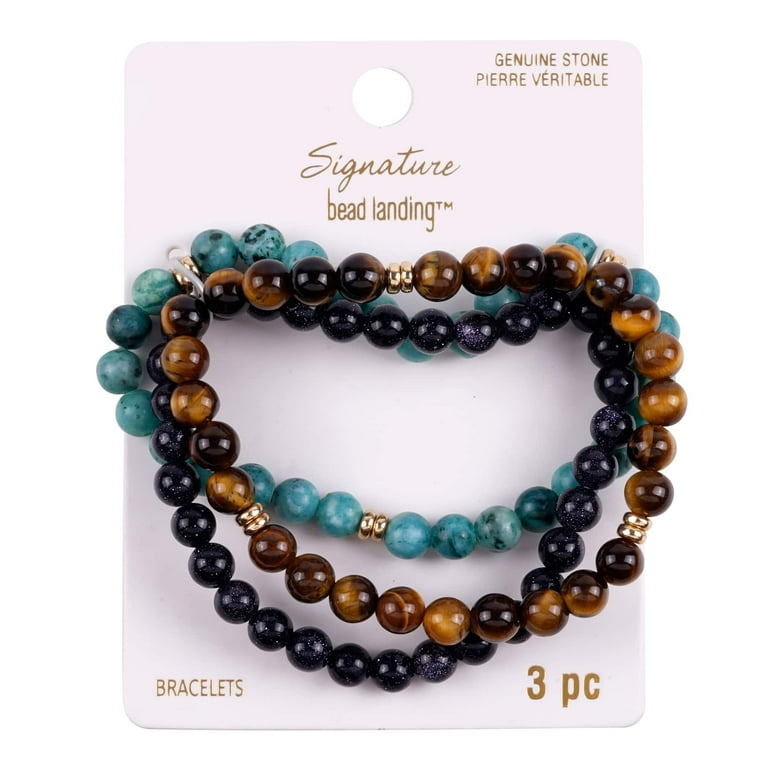 Signature Color Shop Tiger Eye Jasper Bracelets by Bead Landing