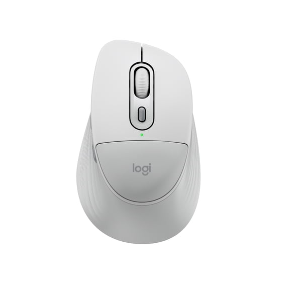 Logitech Signature Comfort Plus M850 L Wireless Mouse, Bluetooth Mouse with Palm Cushion, Silent Clicks, Off-white