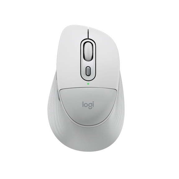 Logitech Signature Comfort Plus M850 L Wireless Mouse, Bluetooth Mouse with Palm Cushion, Silent Clicks, Off-white