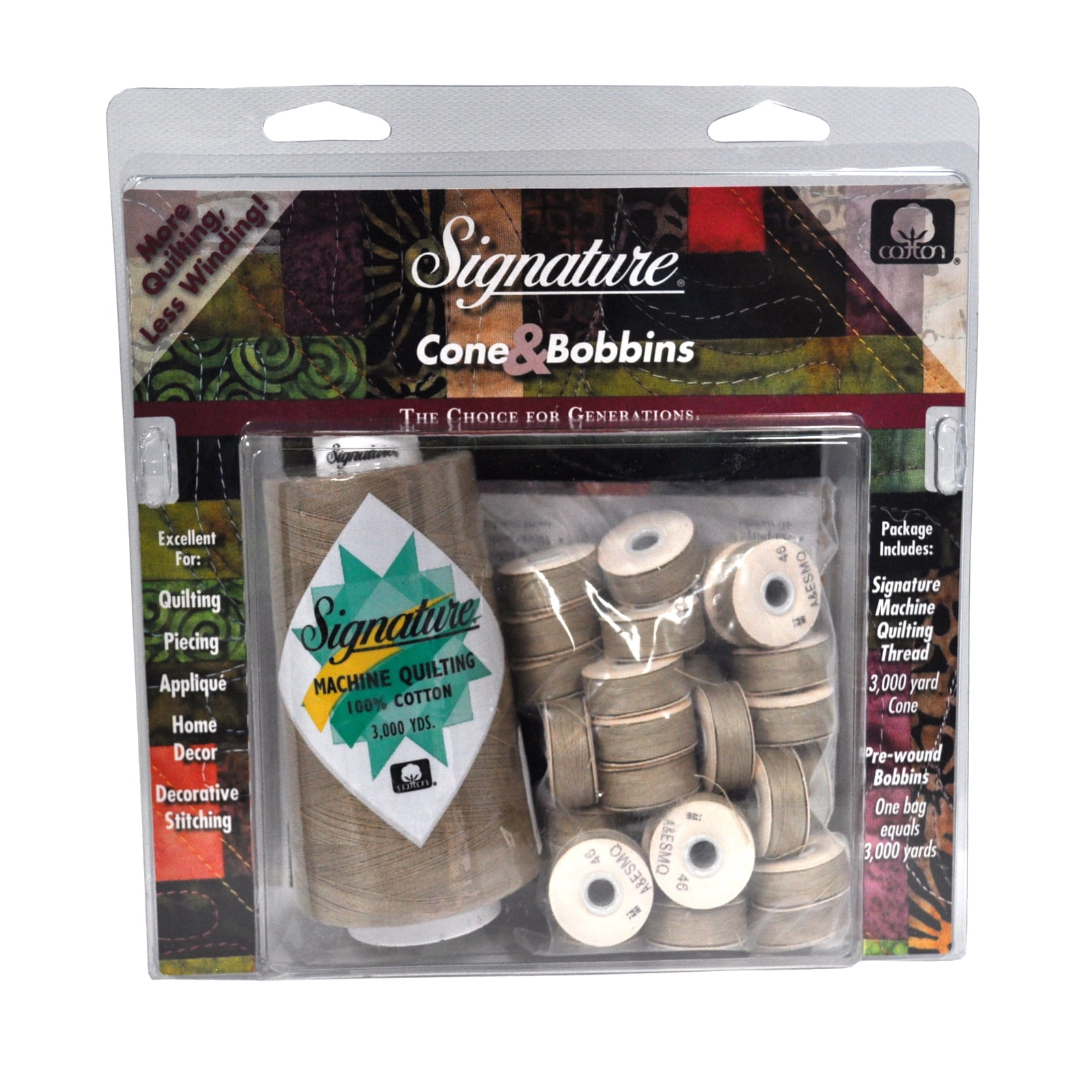 Signature Cone and M Style Bobbin Thread Set Baguette