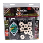 Signature Cone and M Style Bobbin Thread Set Black