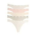 thumbnail image 1 of Signature Cotton Thong 5-Pack, 1 of 7