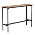 thumbnail image 1 of Signature Design 55 inch Modern Counter Height Table for Kitchen, Dining, Bar, or Pub, 15x39 inch, Espresso, 1 of 11