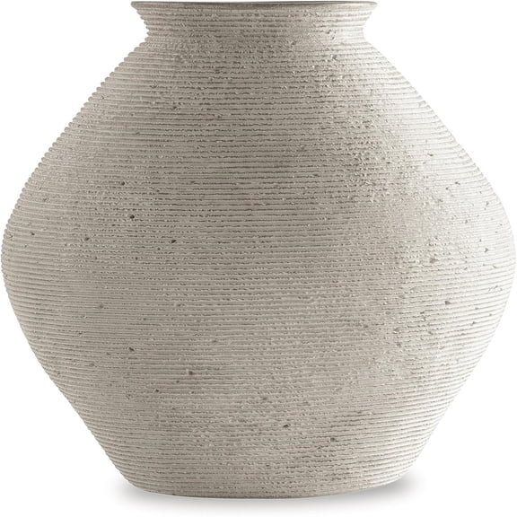 Signature Design by 12" Modern Distressed Polyresin Vase