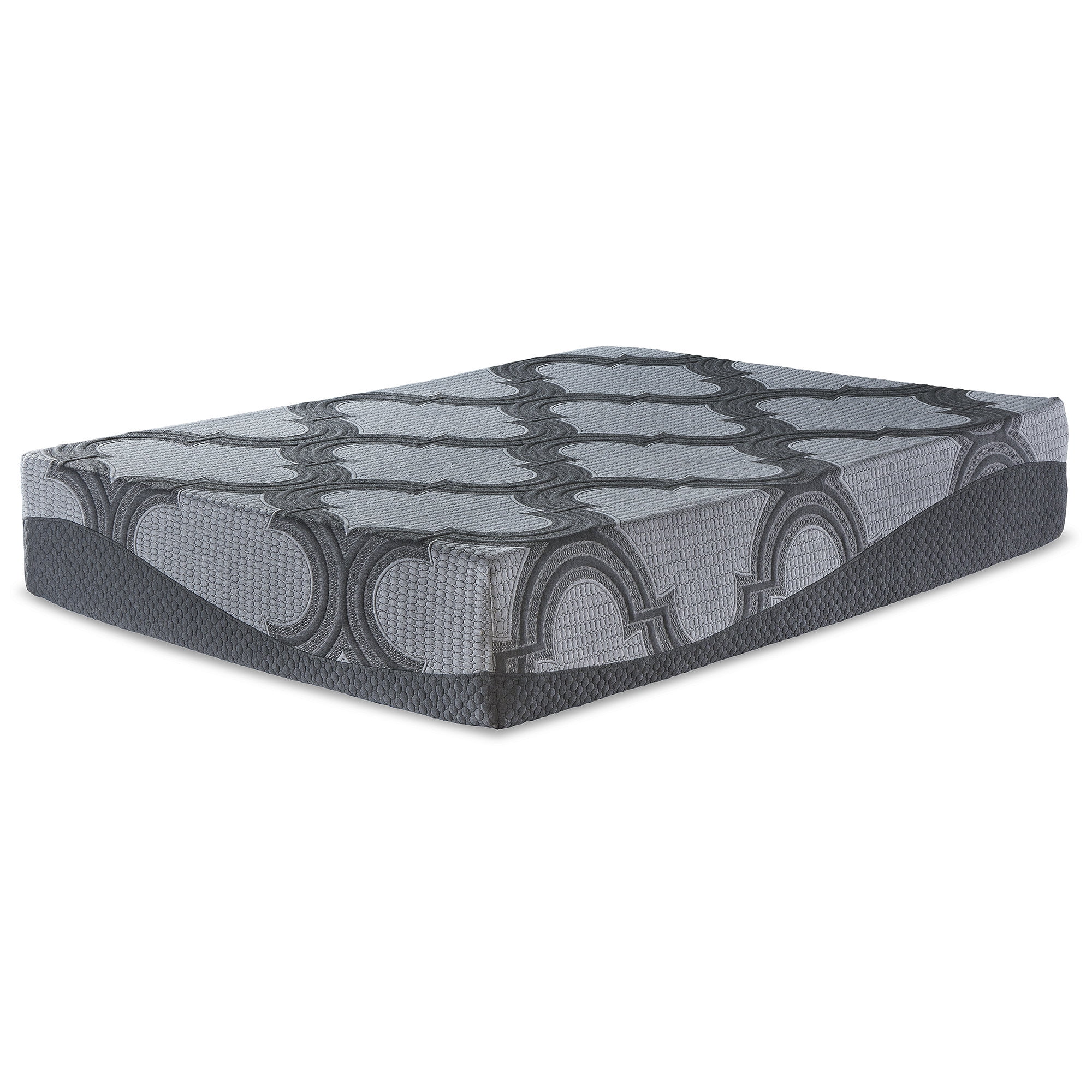Contemporary Innerspring King-Size Adjustable Bed in Light Gray