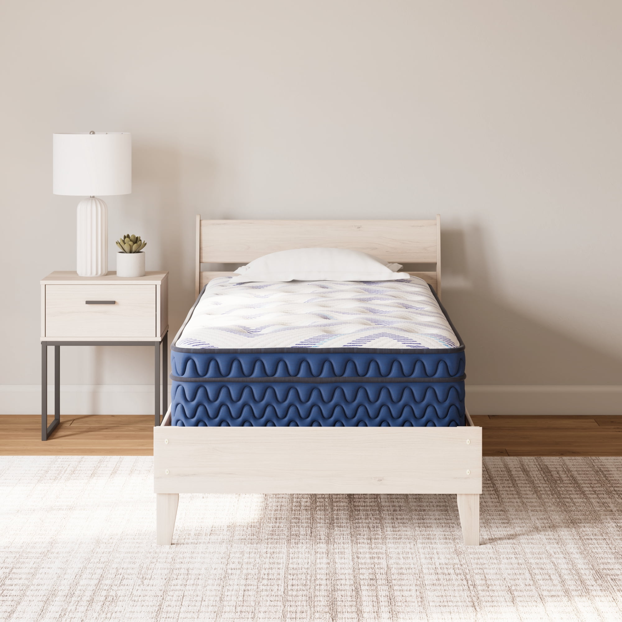 Signature Design by Ashley Chime 12" Inch Hybrid Mattress in a Box Ultra Plush, Twin