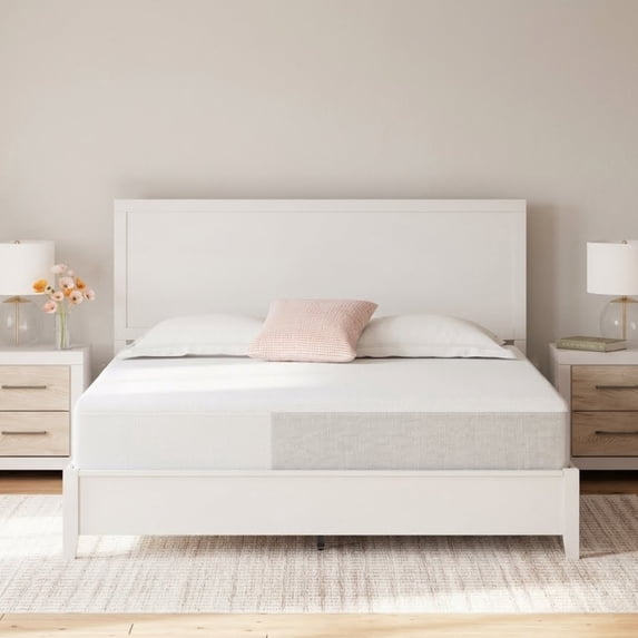 Signature Design by Ashley Chime 12" Inch Memory Foam Mattress in a Box Ultra Plush, Queen