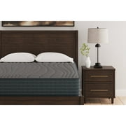 Signature Design by Ashley 12-inch Gray 1200 Series Charcoal-Infused Gel Memory Foam Hybrid Firm King Mattress