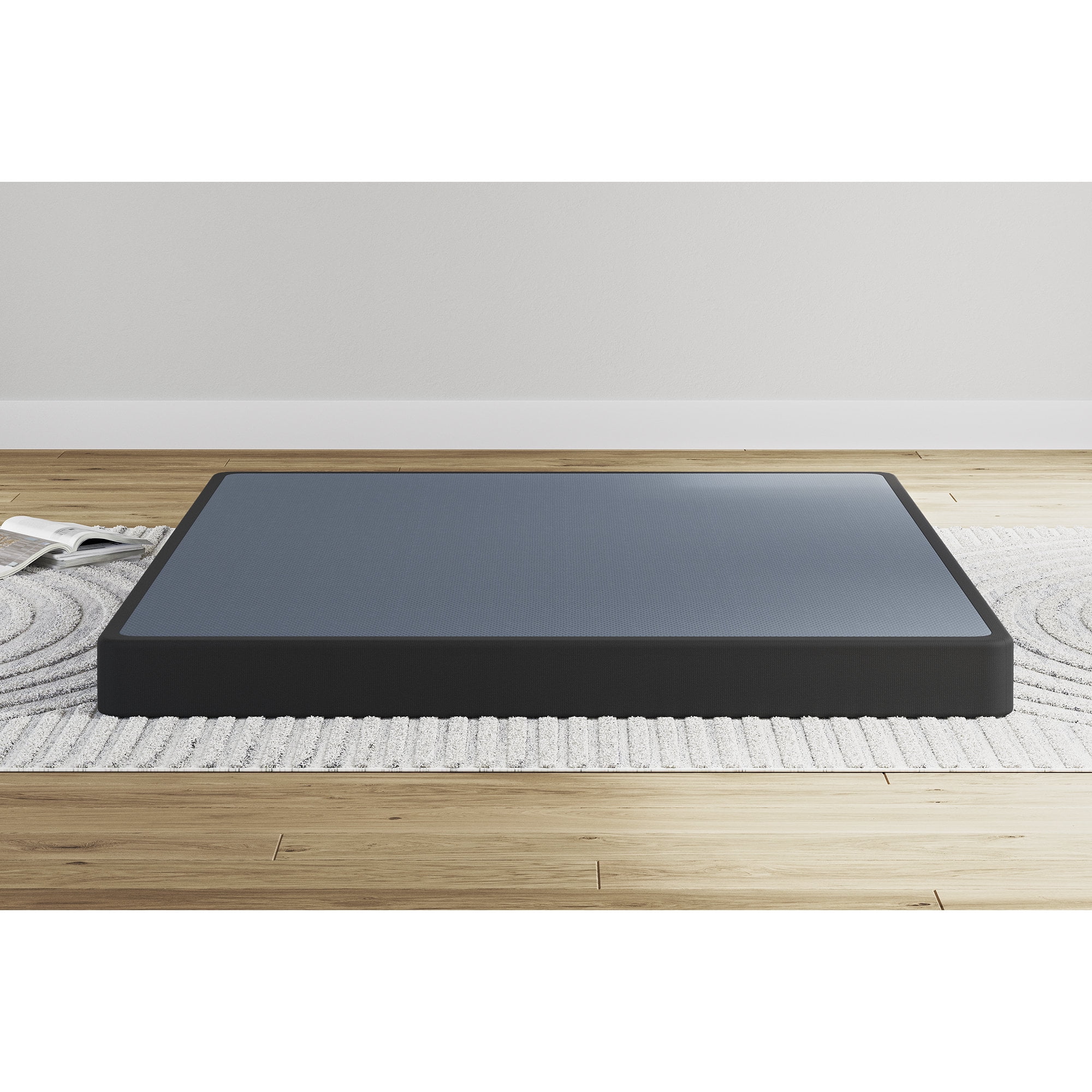 Ashley Contemporary Black Metal Low Profile King Foundation