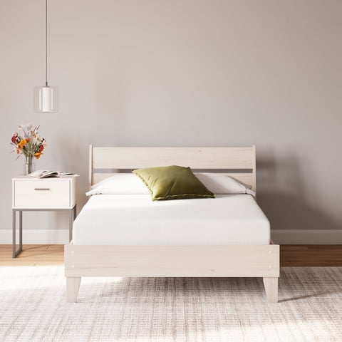 Signature Design by Ashley 8 Inch Full Memory Foam Mattress, Firm Cooling Mattress in a Box, Motion Reducing Support Foam