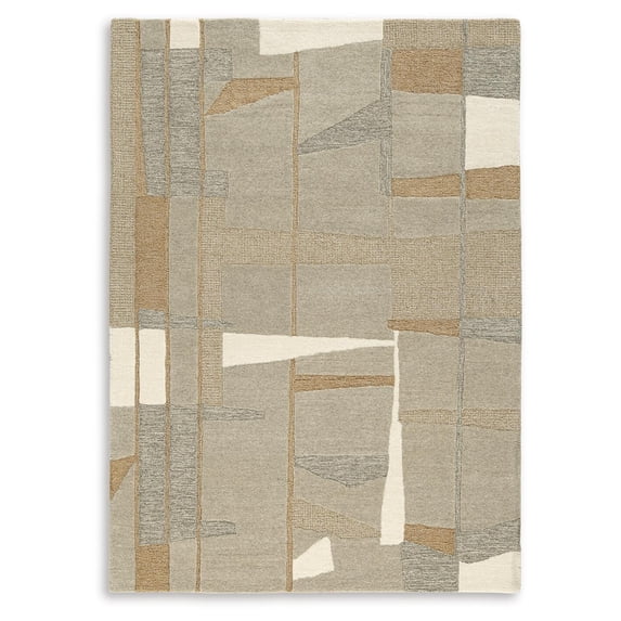 Signature Design by Ashley Abbotton 8' x 10' Brown & Grey Abstract Rug