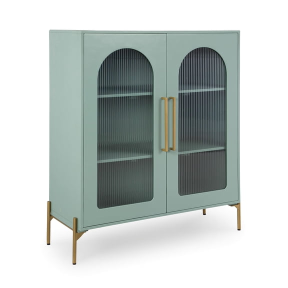 Signature Design by Ashley Adwen Light Green Accent Cabinet