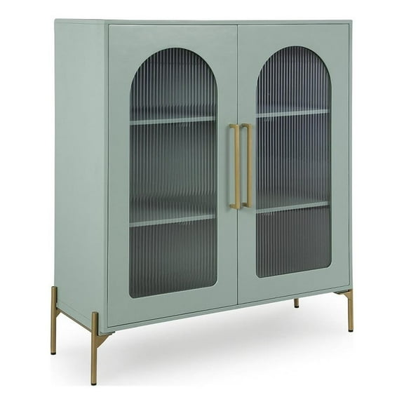 Signature Design by Ashley Adwen Light Green Accent Cabinet