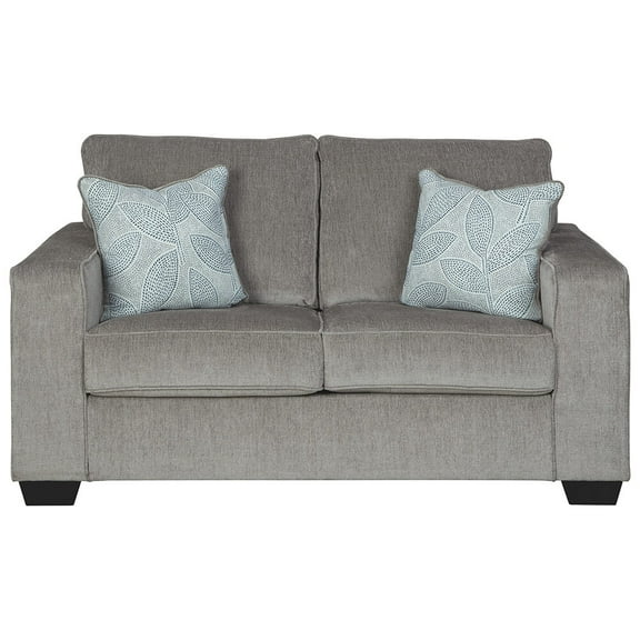 Signature Design by Ashley Altari Loveseat in Alloy