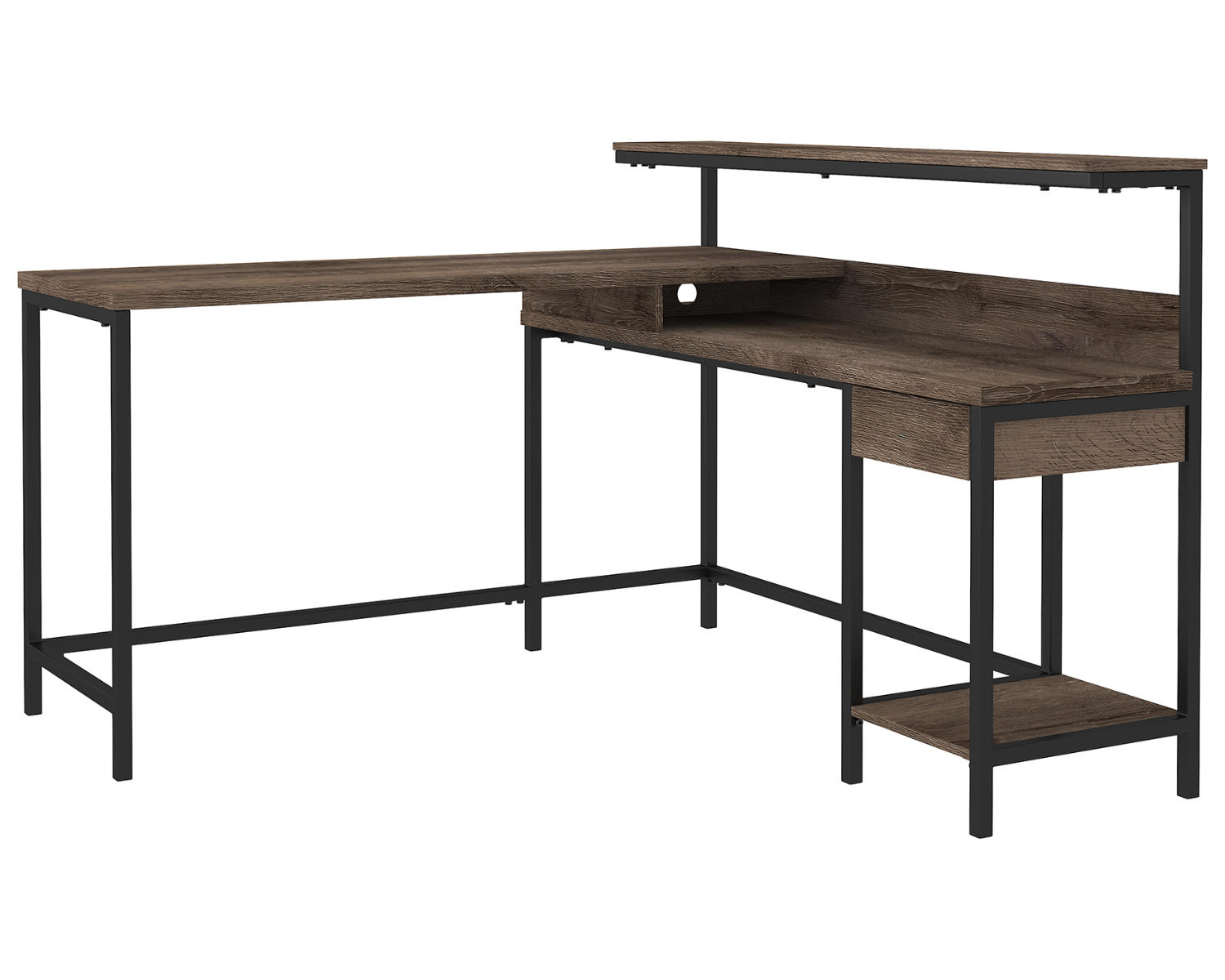 Signature Design by Ashley Arlenbry Modern LShaped Home Office Desk