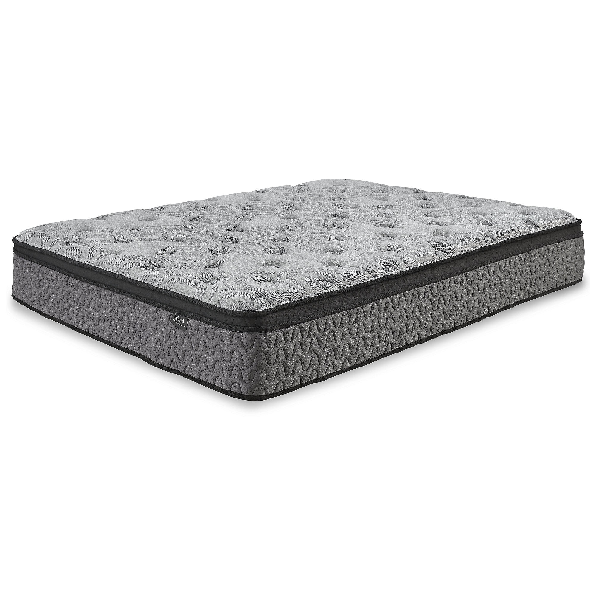 Augusta2 Contemporary White Queen Eurotop Innerspring Mattress