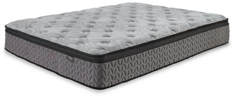 Augusta2 Contemporary White Queen Eurotop Innerspring Mattress