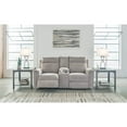 thumbnail image 1 of Signature Design by Ashley Barnsana Ash Power Reclining Loveseat with Console, 1 of 9