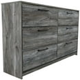 thumbnail image 1 of Signature Design by Ashley Baystorm 6 Drawer Double Dresser in Smokey Gray, 1 of 5