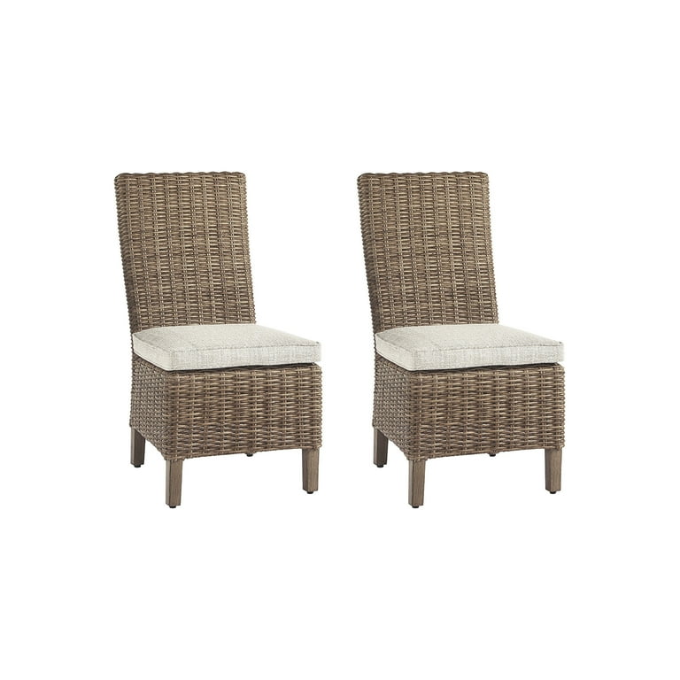 Beachcroft Outdoor Chair with Cushion (set of 2) - Beige Beachcroft Outdoor Chair with Cushion (set of 2) - Beige