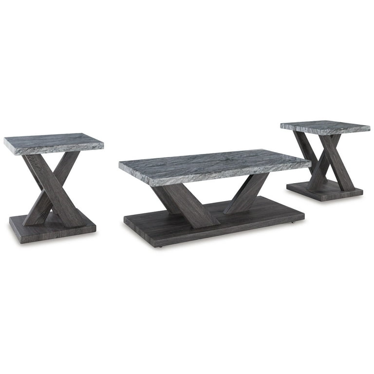 Bensonale 3 Pack Tables - Brown/Gray Bensonale 3 Pack Tables - Brown/Gray