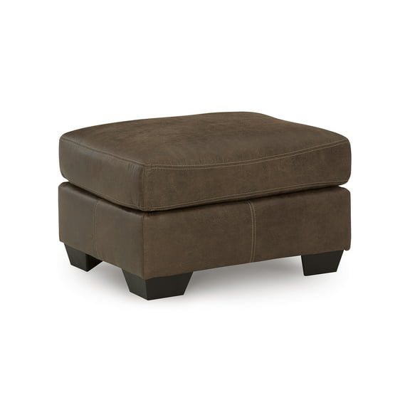 Signature Design by Ashley Bladen Faux Leatehr Ottoman, Brown