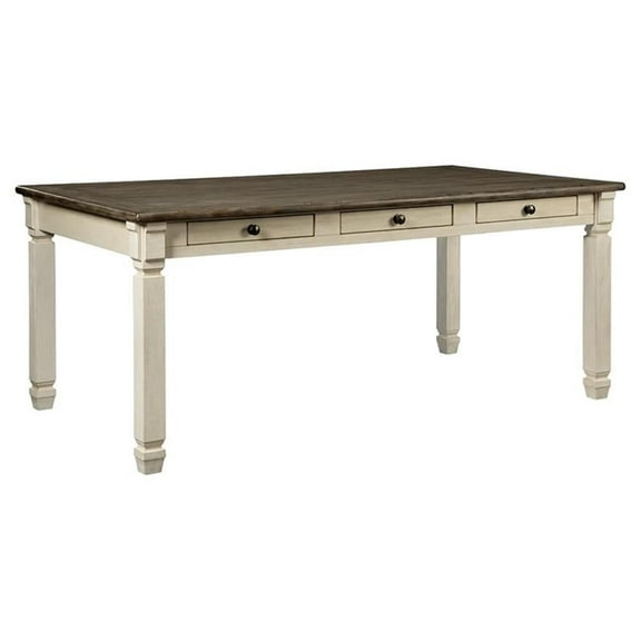 Signature Design by Ashley Bolanburg Dining Table in White