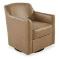 thumbnail image 1 of Signature Design by Ashley Bradney Light Brown Swivel Accent Chair, 1 of 6
