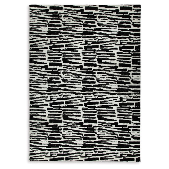 Signature Design by Ashley Bramshaw Black & Ivory Extra Large Rug