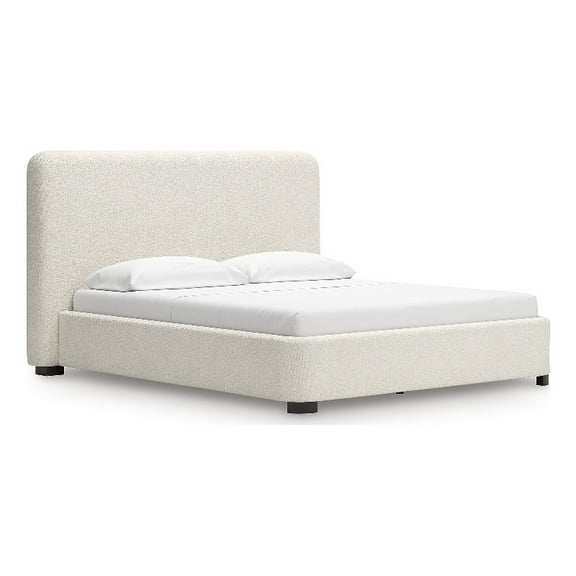 Signature Design by Ashley Brandinlane Beige California King Upholstered Bed