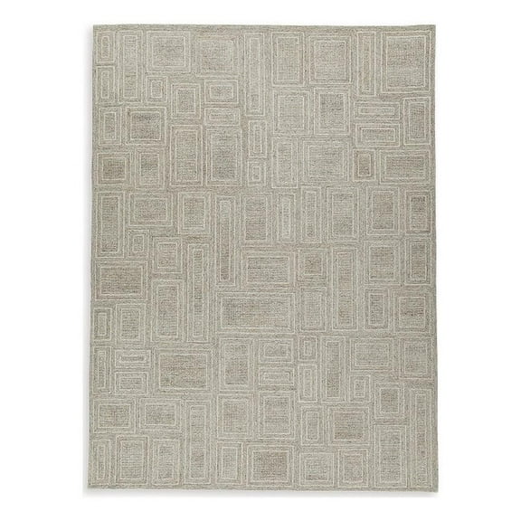 Signature Design by Ashley Brickburgh Gray & Ivory Extra Large Rug