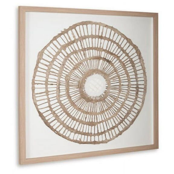 Signature Design by Ashley Brockham Bohemian Framed Geometric Wall Sculpture