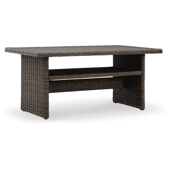 Signature Design by Ashley Brook Ranch Outdoor Multi-use Table, Brown