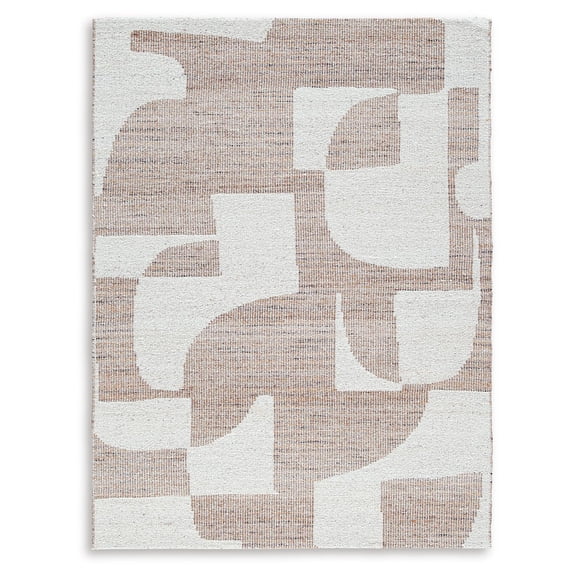 Signature Design by Ashley Brynnfield 5' x 7' Rug, Beige & Brown