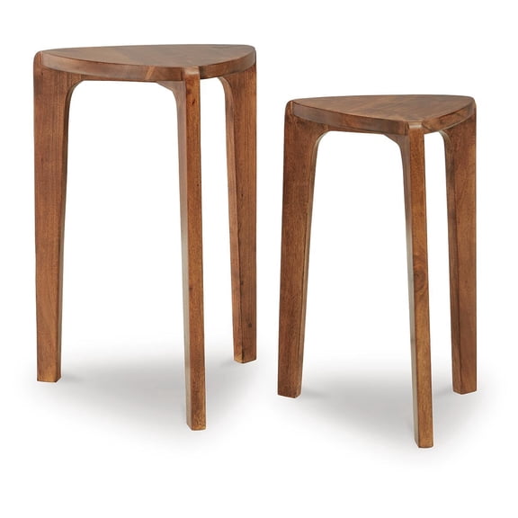 Signature Design by Ashley Brynnleigh Accent Table (Set of 2), Medium Brown