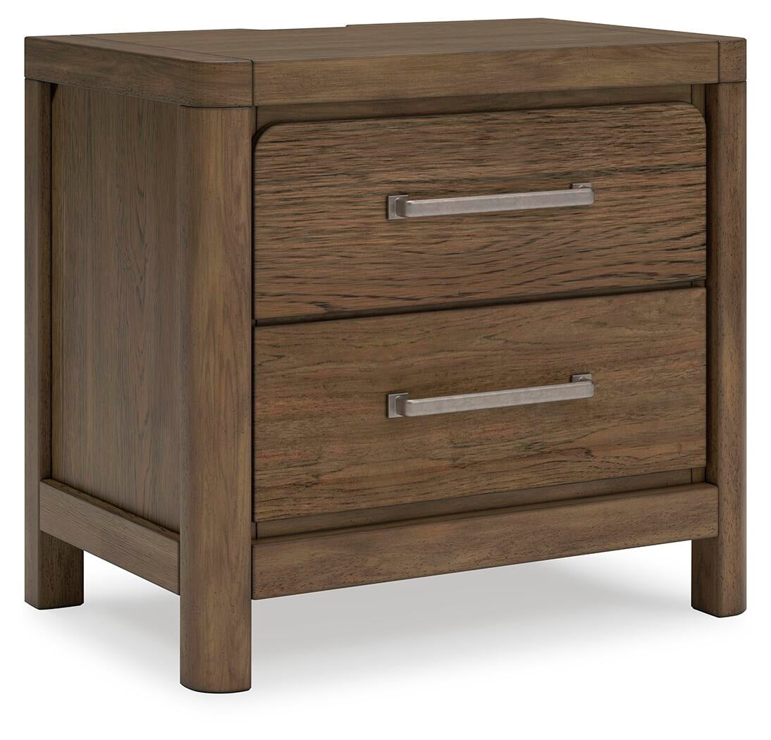 Signature Design by Ashley Cabalynn 2 Drawer Nightstand, Light Brown