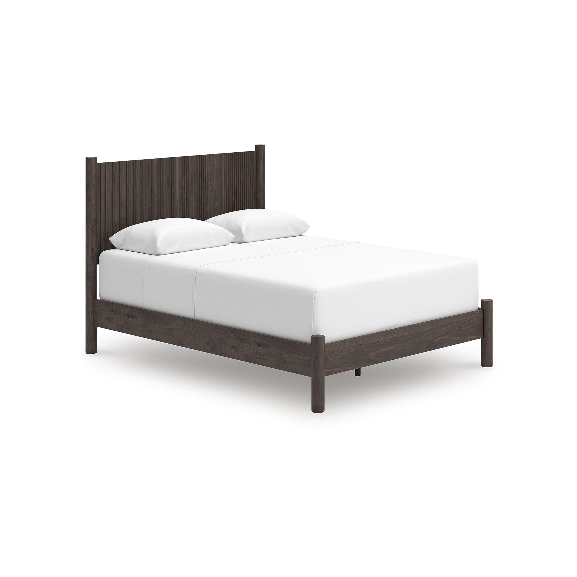 Signature Design by Ashley Cadmori Modern Queen Panel Bed, Brown