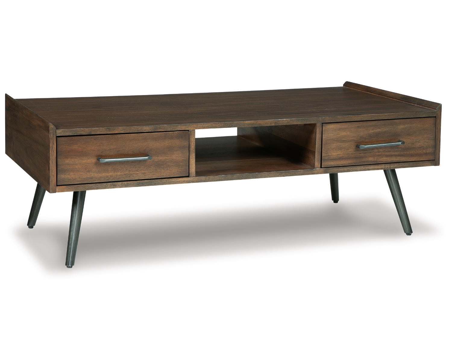Signature Design by Ashley Calmoni Mid-Century Rectangular Coffee Table ...