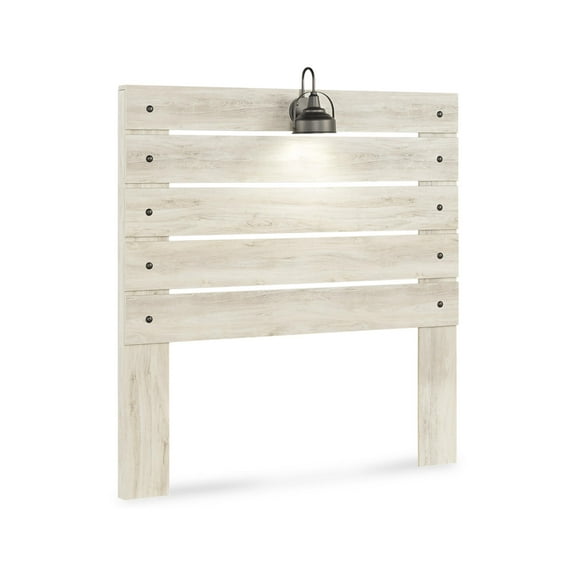 Signature Design by Ashley Cambeck Full Panel Headboard in Whitewash