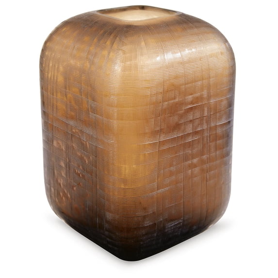 Signature Design by Ashley Capard 11" Glass Vase, Brown