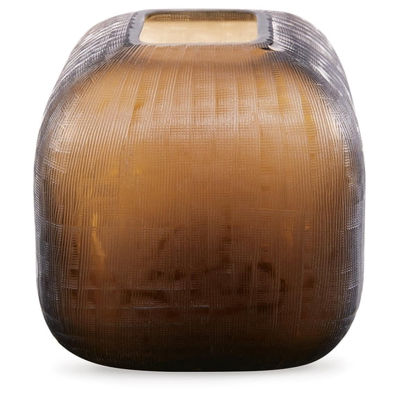 Signature Design by Ashley Capard 8" Glass Vase, Brown
