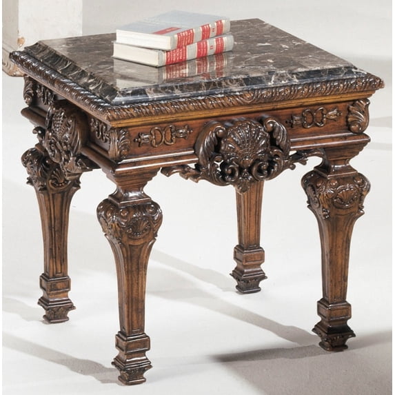 Ashley Casa Mollino Square End Table in Dark Brown