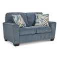 thumbnail image 1 of Signature Design by Ashley Cashton Blue Loveseat, 1 of 17