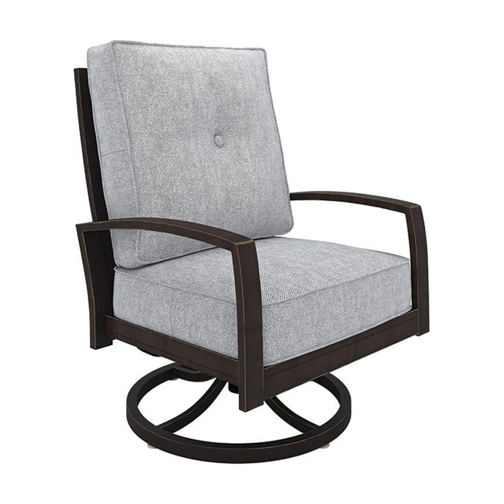 Signature Design by Ashley Castle Island Outdoor Swivel Patio Lounge ...