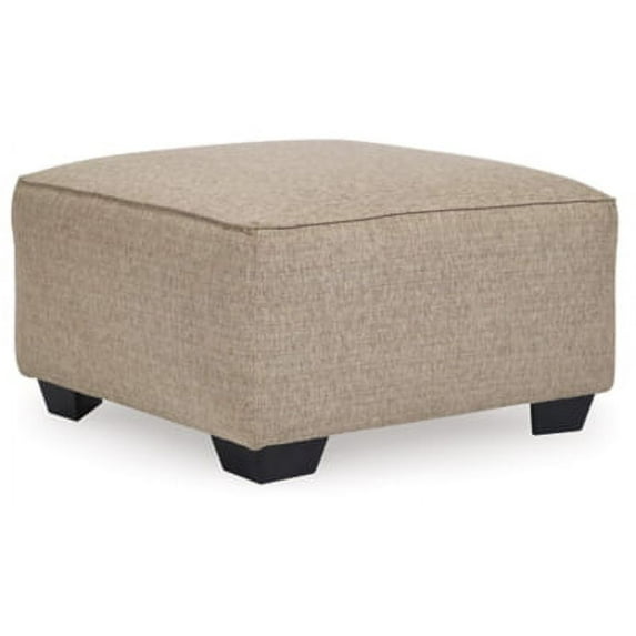 Signature Design by Ashley Casual Baceno Oversized Ottoman Chenille Hemp