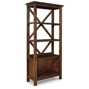 Signature Design by Ashley Casual Baldridge 75" Bookcase Rustic Brown