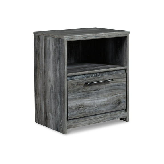 Signature Design by Ashley Casual Baystorm Nightstand, Gray