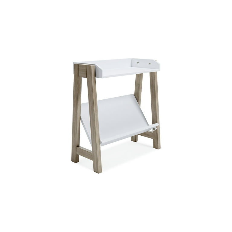 Blariden Bookcase - White/Tan Blariden Bookcase - White/Tan